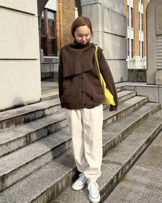 Simple elastic waist jogger pants