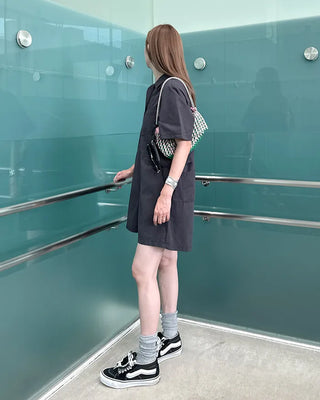 Simple short jumpsuit