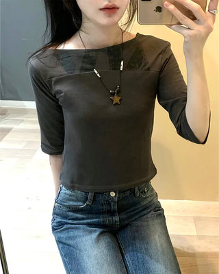 Wood Star Necklace