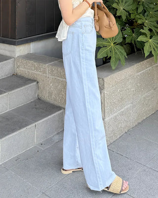 Bootcut denim pants