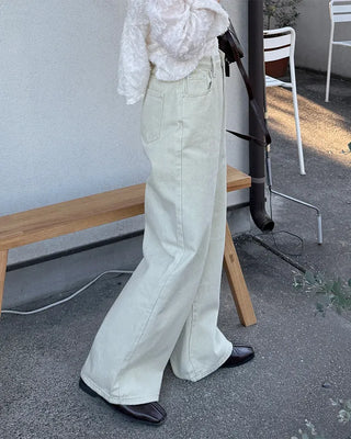 Basic wide-leg pants