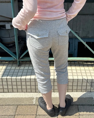 Sweat Slim Capri Pants