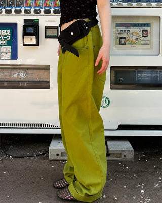Colored cotton pants