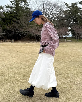 Balloon Fit Long Skirt