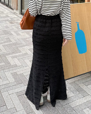 Frilled Mermaid Long Skirt