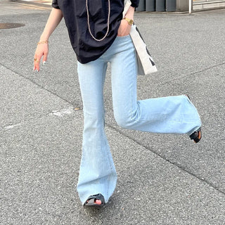 Bootcut denim pants