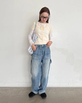 Carpenter denim pants