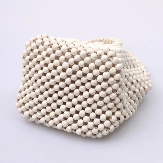 Beaded tote bag
