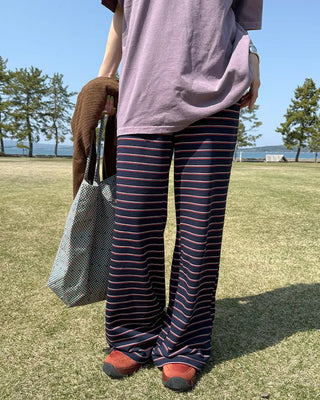 Striped Long Easy Pants