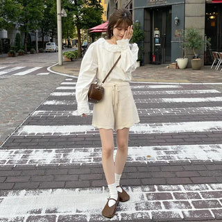 Wave Short Knit Pants