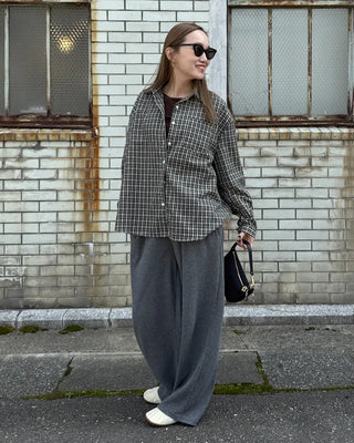 Waffle Wide Easy Pants