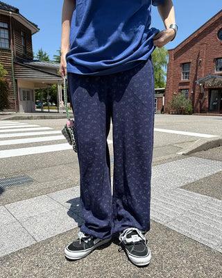 Flower Summer Waffle Easy Pants