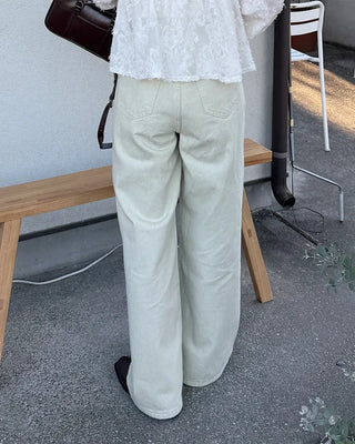 Basic wide-leg pants