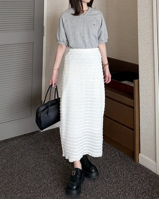 V-neck short-sleeve sweatshirt