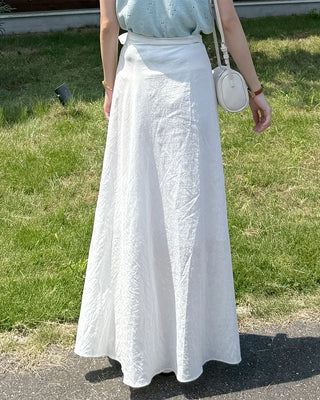 Wrap long skirt