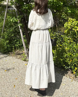 Loose-fitting sheer knit