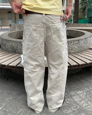 Cutout Wide Fit Pants