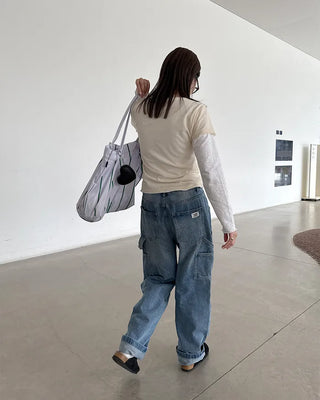 Carpenter denim pants