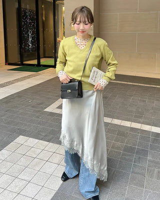 Sheer polka dot T-shirt