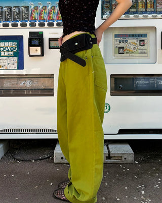 Colored cotton pants