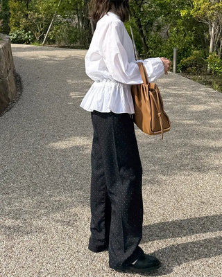 Dot banding pants