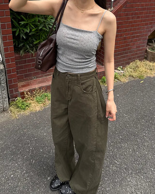 Polka dot cap camisole