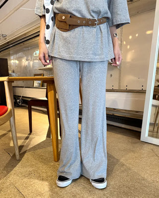 Perforated Button Sweatpants