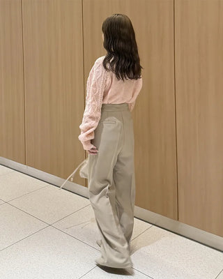 Ribbon string slacks
