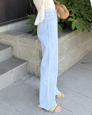 Bootcut denim pants