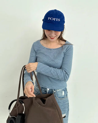 Striped slim T-shirt