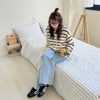 Striped cardigan