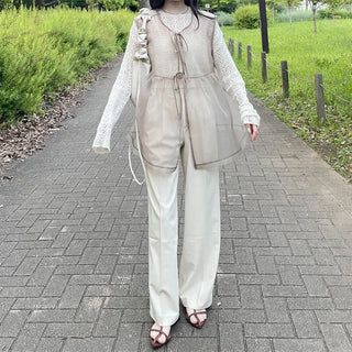 See-through loose knit