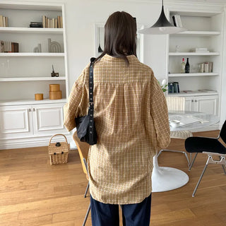 (Unisex) Colorful Checkered Shirt