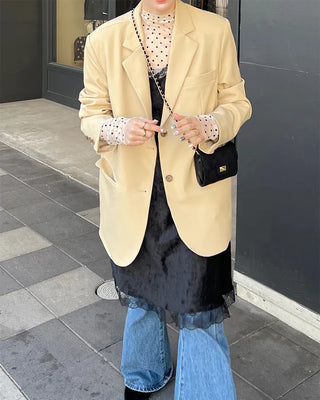 Oversized blazer jacket
