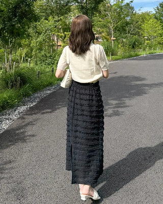 Asymmetrical Wrap Knit