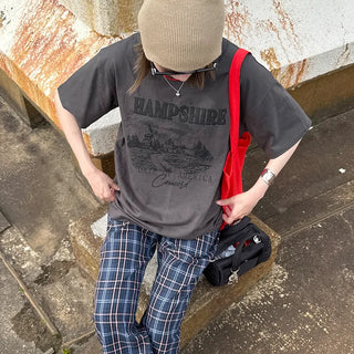 HAMPSHIRE Print Short-Sleeve T-Shirt
