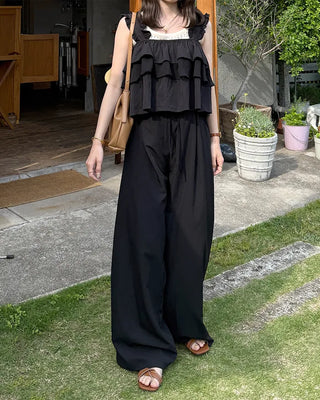Perforated back ribbon knit sleeveless dress