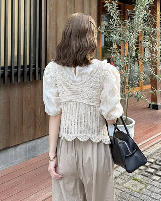 Vintage Crochet Vest