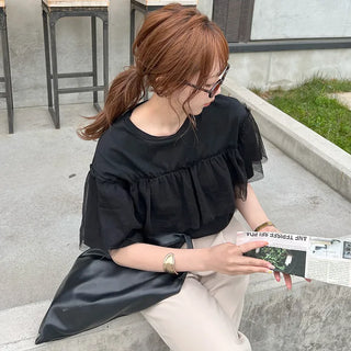Organza Layered T-Shirt