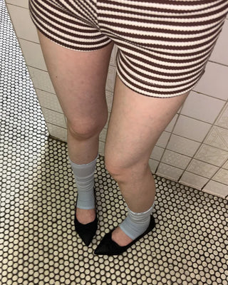 See-through high-leg warmer