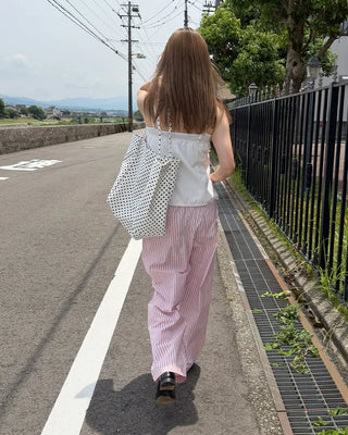 Double Stripe Summer Easy Pants