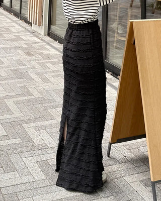 Frilled Mermaid Long Skirt