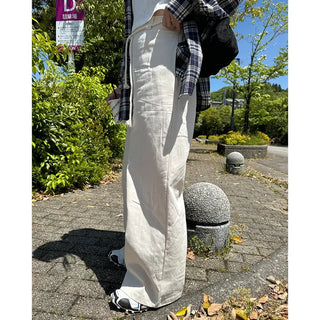 String wide pants