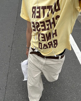 (Unisex) Word Front Logo Short Sleeve T-Shirt