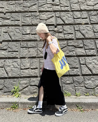 Casual striped short-sleeved T-shirt