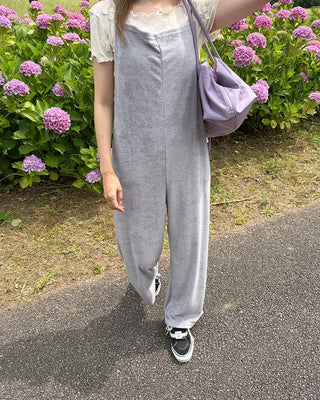 Pile Camisole Jumpsuit