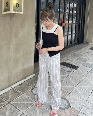 Button Rib Bustier