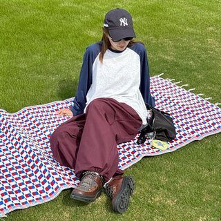 (Unisex) Parachute Wide Fit Cotton Pants