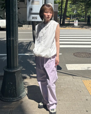 Colored cotton pants