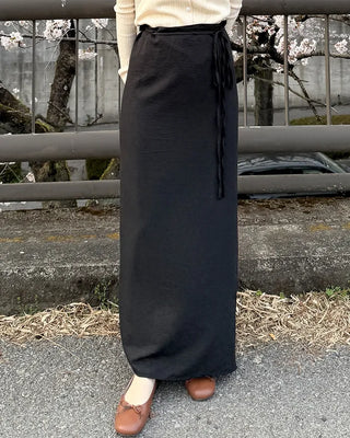 Layered strap wrap skirt